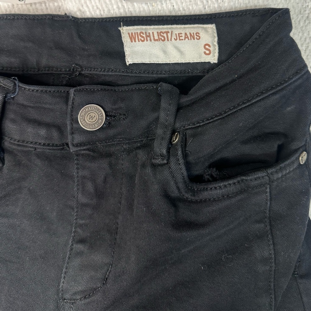 Wishlist Black Skinny Jeans with Zipper Accents - Picture 2 of 8